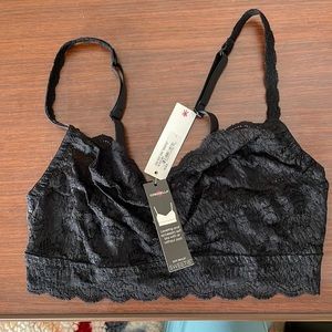 Cosabella Soft Bralet SWEETIE Never Say Never, Black, Size L, Never Worn, NWT